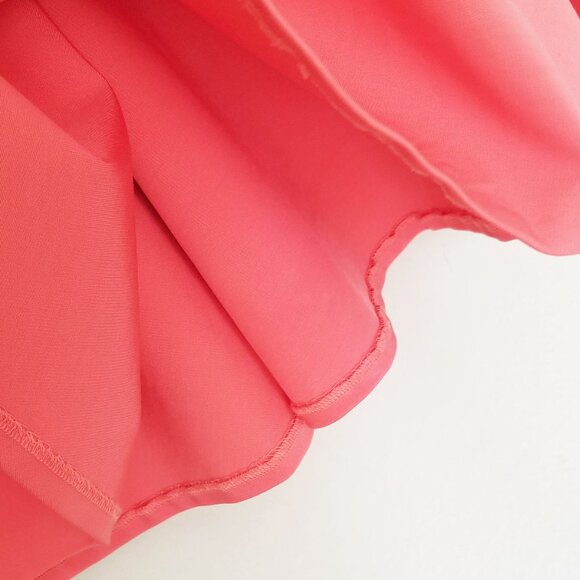 Diane Von Furstenberg DVF Jeannie Knit Fit Flare Dress 6 Coral Pink Stretch $365 - Picture 13 of 16